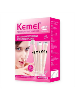 Kemei Trimmer Μηχανή Γυναικεία Επαναφορτιζόμενη Προσώπου Σώματος Μύτης Φρυδιών Αυτιών & Ευαίσθητης Περιοχής KM-4010