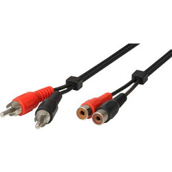 Heitech Καλώδιο προέκτασης 09004021 RCA 1.5 m