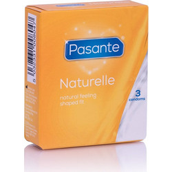 Pasante Naturelle Προφυλακτικά με Λιπαντικό 3τμχ