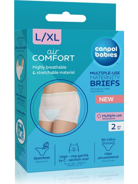 Canpol babies Maternity Briefs εσώρουχα λοχείας μέγεθος L/XL 2 τμχ