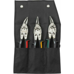 BESSEY Set of aviation snips with snips pouch DSET16