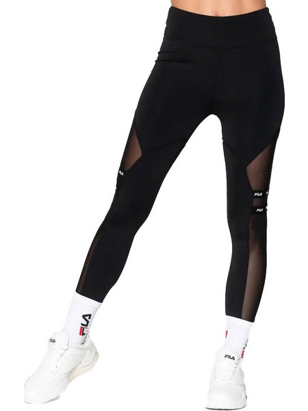 Fila Ethel Γυναικείο Κολάν Μακρύ Ψηλόμεσο Μαύρο APCHWS23038-001
