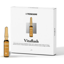 Toskani Vitaflash Topical Ampoule Αντιγηραντικό Serum Προσώπου με Βιταμίνη C & Κολλαγόνο 5x2ml