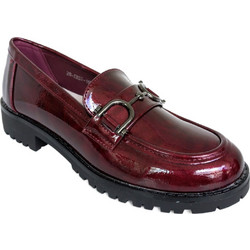 Γυναικεία Loafers Μοκασίνια, ANTRIN. ERSI-185.BOR, Μπορντό Λουστρίνι