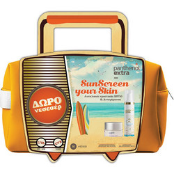 Medisei Panthenol Extra Sunscreen Your Skin Diaphanous SPF50 50ml & Face & Eye Cream 50ml + Νεσεσέρ