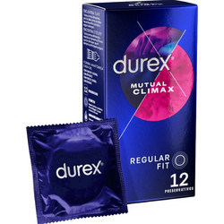 Durex Mutual Climax Προφυλακτικά με Ραβδώσεις & Λιπαντικό 12τμχ