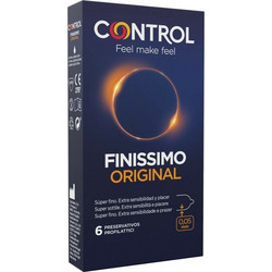 Control Feel Make Feel Finissimo Original Προφυλακτικά Λεπτά με Λιπαντικό 6τμχ