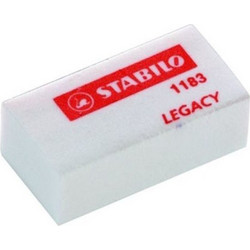 Γόμα Stabilo legacy λευκή 1183