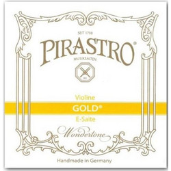 Pirastro 315761 Gold Ball End Χορδή Βιολιού E Plain Steel Medium Tension 1/4