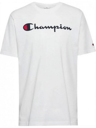 Champion Ανδρικό Αθλητικό T-Shirt Λευκό 220256-WW001