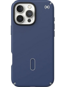 Speck Iphone 16 Pro Max Case (150724-3206) Presidio Pro + Clicklock (Coastal BLUE/DUSTGREY)