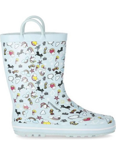 Trespass Starryton - Kids Welly UNICORN MINT (UCFOBTTR0001-UM1-MINT)