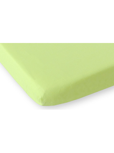 Σεντόνι με Λάστιχο Βαμβακερό 120x60cm green