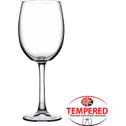 Γυάλινο Ποτήρι Κολωνάτο Κρασιού TEMPERED 35cl Φ6 4x20 2cm Palomino PASABAHCE - Σετ 6 c481861