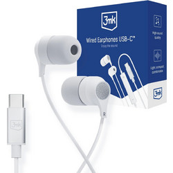 3MK Handsfree In-Ear USB-C White