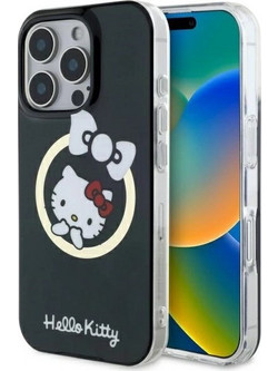Hello Kitty IML Fun Bow Magsafe iPhone 16 Pro Case - Black