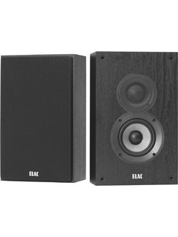 Elac Debut OW4.2 Ζεύγος Ηχείων Hi-Fi Βιβλιοθήκης 80W 2 Δρόμων Black Brushed Vinyl