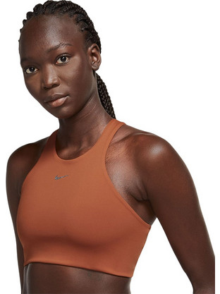 Nike Yoga Dri-FIT Αθλητικό Μπουστάκι με Χαμηλή Στήριξη Rusted DM0660-246