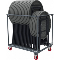 ΚΑΡΟΤΣΙ -Trolley για τραπέζια Cocktail Διαστάσεις: 121 x 89 x 101cm