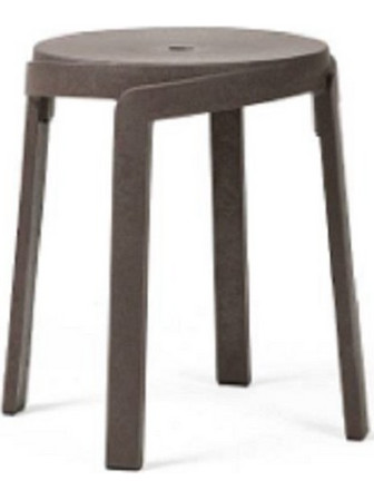 Stack Mini 40357.44.000 Σκαμπο πολυπροπυλενιου μαυρο χρωμα 48*48*76,5 cm