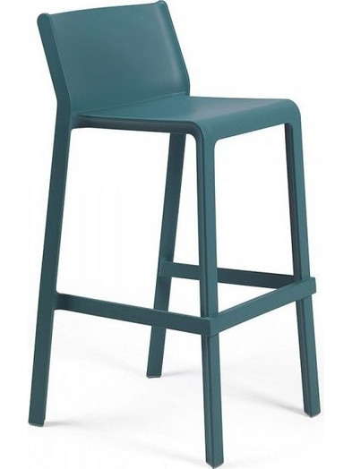 Trill Stool OTTANIO 40350.49.000 σκαμπό bar fiberglass polypropylene resin 47,5x50,5xH95,5(75)cm