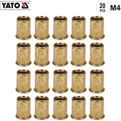 YATO YT-36471 ΠΡΙΤΣΙΝΙΑ ΣΠΕΙΡΩΜΑΤΟΣ Μ4 ΣΕΤ 20 ΤΜΧ