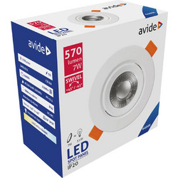 Avide LED Downlight 38 Round 7W 6400K