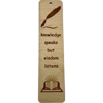 Σελιδοδείκτης Knowledge speaks