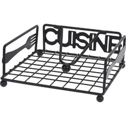 CUISINE ΧΑΡΤΟΠΕΤΣΕΤΟΘΗΚΗ ΚΑΠΑΚΙ ΜΑΥΡΟ ΜΕΤΑΛΛΟ
