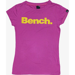 BENCH Women Dot logo T-Shirt - FUCSIA - 1019-1028-2001-FUCH