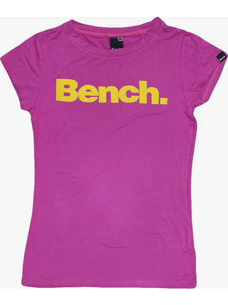 BENCH Women Dot logo T-Shirt - FUCSIA - 1019-1028-2001-FUCH