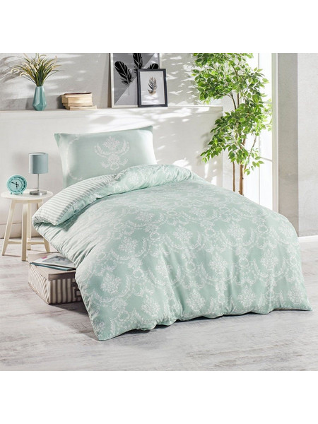 Παπλωματοθήκη Pure 162ELR9373 (Σετ 2τμχ) Green L'Εssentiel Maison Μονό 140x200cm Βαμβάκι-Πολυέστερ