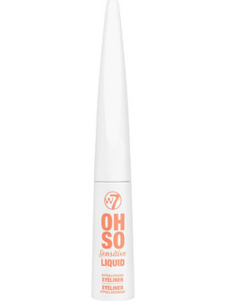 W7 Oh So Sensitive Liquid Black Πινέλο Eyeliner