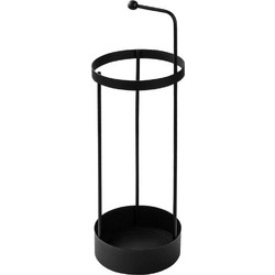 Ομπρελοθήκη 247HFM1224 22x22x67cm Black Aberto Design Μέταλλο