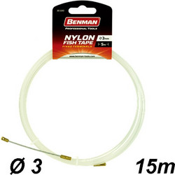 BENMAN 30222 Ατσαλίνα ηλεκτρολόγων nylon O 3-15m