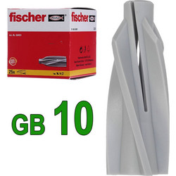 FISCHER GB10 Βύσμα για Πορομπετό / Ελαφρομπετό / Ytong (50492) (1 τεμ)
