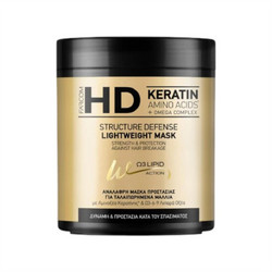 Farcom HD Keratin Structure Defense Μάσκα Μαλλιών Κερατίνης για Επανόρθωση για Ταλαιπωρημένα Μαλλιά 1lt