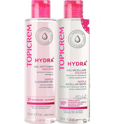 Topicrem Hydra Facial Routine Cleansing Gel 200ml + Micellar Water 200ml