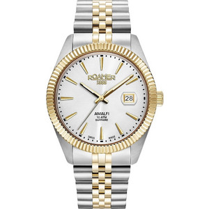 Roamer Ανδρικό Ρολόι με Ασημί Χρυσό Μεταλλικό Μπρασελέ R852833471120 Roamer Ανδρικό Ρολόι με Ασημί Χρυσό Μεταλλικό Μπρασελέ R852833471120