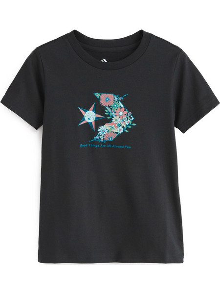 CONVERSE NATURE STAR CHEVRON T-SHIRT 10027752-A01 Λευκό