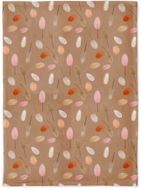 Chic Mic Dried Flower Pattern Πετσέτα Κουζίνας από Οργανικό Βαμβάκι 50x70cm