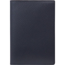 Θήκη Διαβατηρίου Smythson Leather Passport Cover Navy