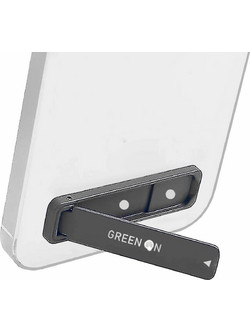 Mini Stand GREEN ON για κινητό - Ασημί