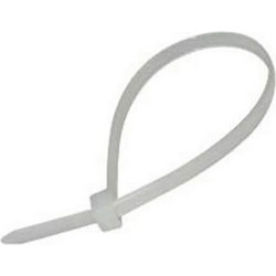 Δεματικά Καλωδίων KSS (02.012.0022) 2.5x203mm - Λευκό - 100τμχ 02.012.0022