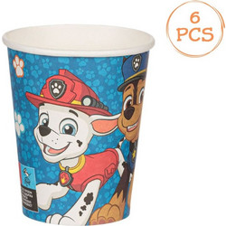 Ποτήρια Πάρτι Χάρτινα Paw Patrol 240ml - 6 τμχ