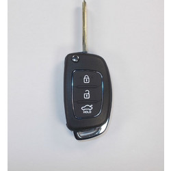 Κελυφος κλειδιου τύπου Hyundai με 3 κουμπια και λαμα TOY48