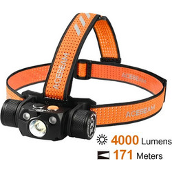 Acebeam H30 R Επαναφορτιζόμενος Φακός Κεφαλής Εργασίας Αδιάβροχος IP68 4000lm