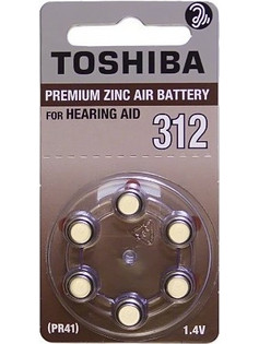 Toshiba Zinc Air 312 6τμχ