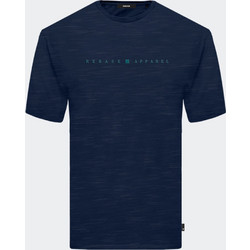 REBASE T-Shirt with Print Ανδρική Κοντομάνικη Μπλούζα σε Μπλε Χρώμα