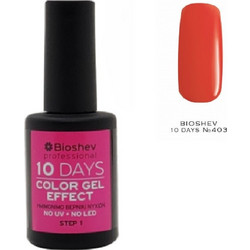 Bioshev 10 Days Color Gel Effect 403 Gloss Βερνίκι Νυχιών Μακράς Διαρκείας 11ml